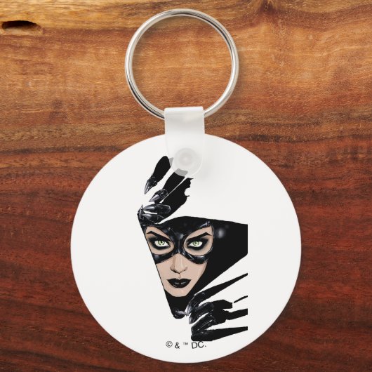 Catwoman The Claws Are Out Cover Illustration Sleutelhanger (Voorkant)
