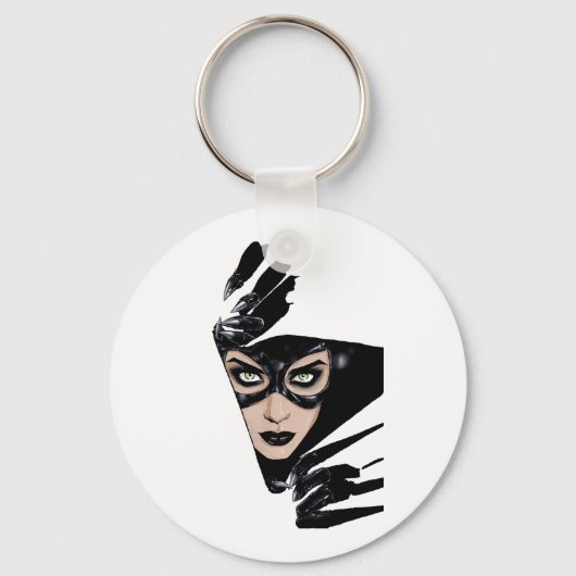 Catwoman The Claws Are Out Cover Illustration Sleutelhanger (Achterkant)