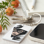 Catwoman The Claws Are Out Cover Illustration Sleutelhanger (Voorkant Rechts)