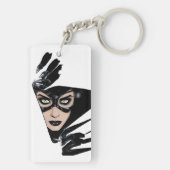 Catwoman The Claws Are Out Cover Illustration Sleutelhanger (achterkant)