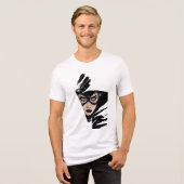 Catwoman The Claws Are Out Cover Illustration Tri-Blend Shirt (Voorkant volledig)