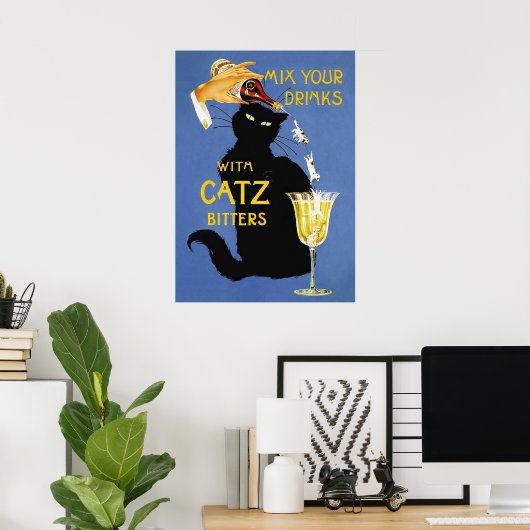 Catz Bitters  Poster (Thuiskantoor)