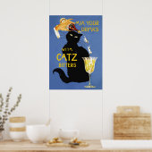 Catz Bitters Vintage Drankposter Poster (Keuken)
