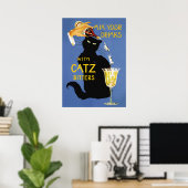 Catz Bitters Vintage Drankposter Poster (Thuiskantoor)