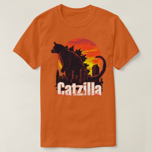Catzilla 1 t-shirt (Design voorkant)
