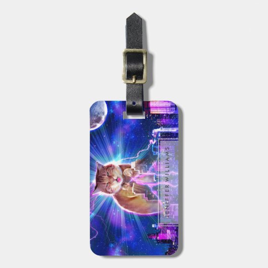 Catzilla Bagagelabel (Voorkant verticaal)