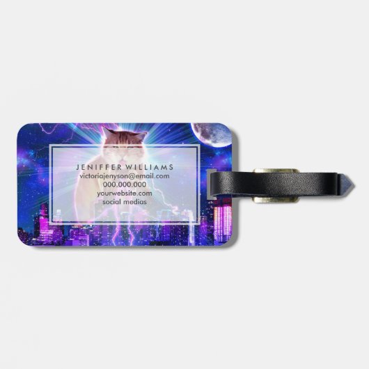 Catzilla Bagagelabel (Achterkant horizontaal)