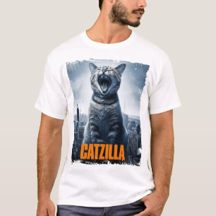Catzilla Basic Ontspannen Mannen T-shirt