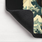 Catzilla Cat Art Grappige Kat Japans voor Mannen V Muismat (Hoek)