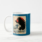 Catzilla Cat Japanese Art Funny Cat Lover For Men  Koffiemok (Links)