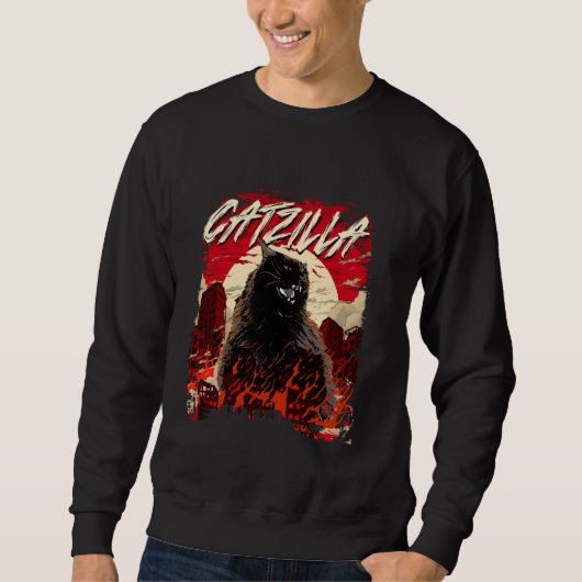 Catzilla - Cat Lover Kitten Owner Kat Trui (Voorkant)