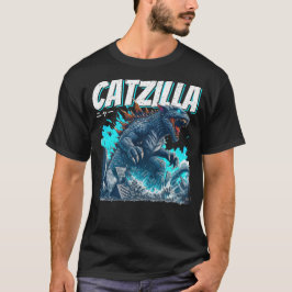 Catzilla Cool Cat Voor Mannen Vrouwen Kinder Katte T-shirt