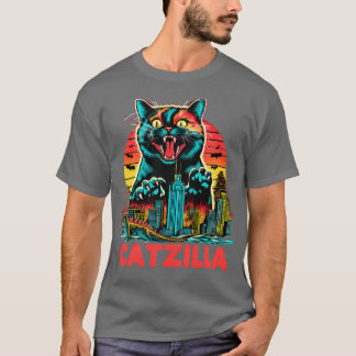 CATZILLA, de felle Feline Overlord T-shirt