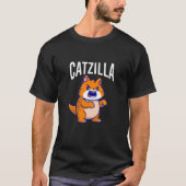 CATZILLA Donker T-shirt (Voorkant)