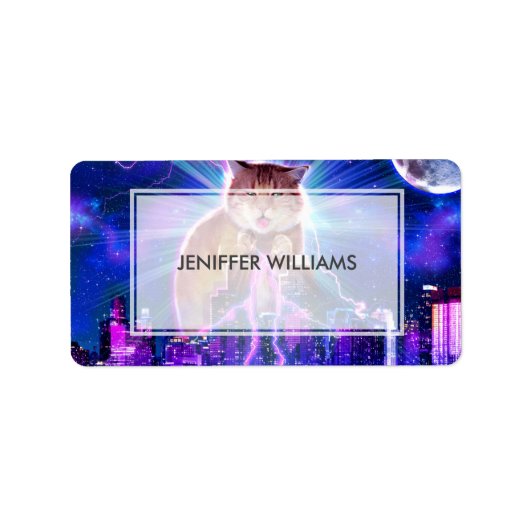 Catzilla Etiket (Voorkant)