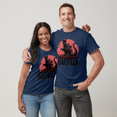 Catzilla felien monster retro t-shirt (Unisex)