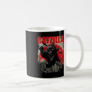 Catzilla - Funny Cat Lover Kitten Kat Korte Mouw Koffiemok