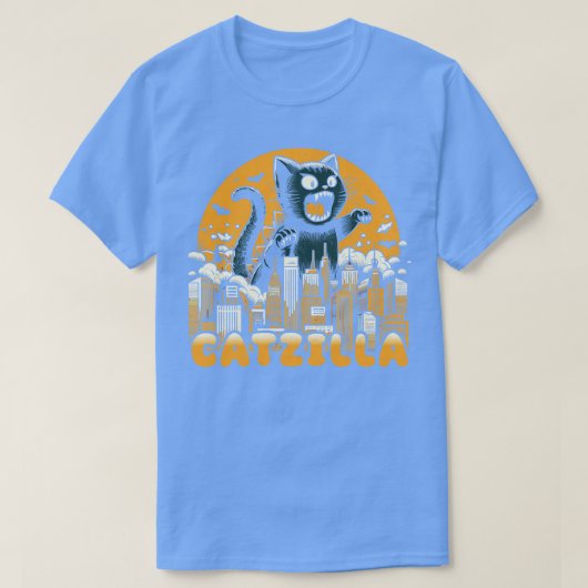 Catzilla Funny  Cat T-shirt (Design voorkant)