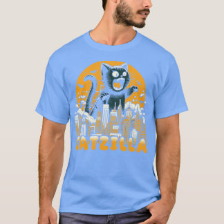 Catzilla Funny  Cat T-shirt