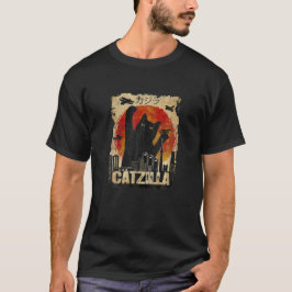  Catzilla Funny Kitten en Cat T-shirt