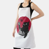 Catzilla - Giant Black Cat parodie op de stad Schort (Insitu)