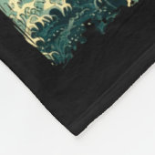 Catzilla Grappige Japanse Stijl Fleece Deken (Hoek)