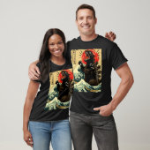 Catzilla Grappige Japanse Stijl  T-shirt (Unisex)