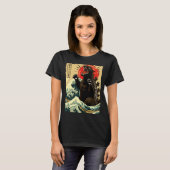 Catzilla Grappige Japanse Stijl T-shirt (Voorkant volledig)