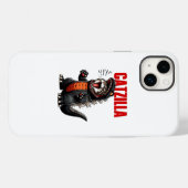 Catzilla - Grappige kat Godzilla Mashup Case-Mate iPhone Case (Achterkant (horizontaal))