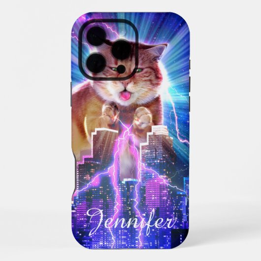 Catzilla iPhone Hoesje (Achterkant)