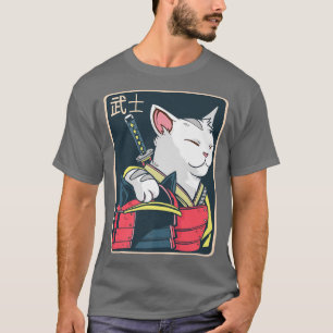Catzilla Japans Katana Sword Anime Ni T-shirt