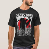 Catzilla Japanse  Sunset Classic T-Shirt (Voorkant)