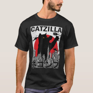 Catzilla Japanse  Sunset Classic T-Shirt