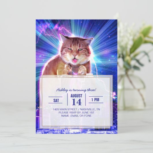 Catzilla Kaart (Staand voorkant)