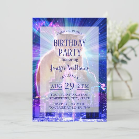 Catzilla Kaart (Staand voorkant)