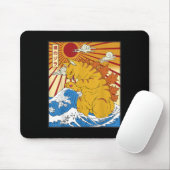Catzilla Kat Japanse Anime Kawaii Grappig Graphic Muismat (Met muis)