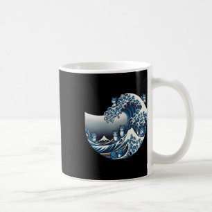 Catzilla Kat Japanse Kunst Grappige Kat Gifts Voor Koffiemok
