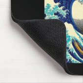 Catzilla Kat Japanse Kunst Grappige Kat Gifts Voor Muismat (Hoek)