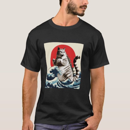 Catzilla - Kattenliefhebber Kitten Eigenaar Kitty T-shirt (Voorkant)
