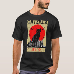 Catzilla Leuke Kat Spullen Voor Kat Mam Kat Pap Ca T-shirt