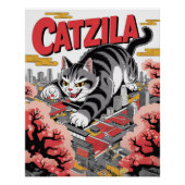 Catzilla Perfect Poster (Voorkant)