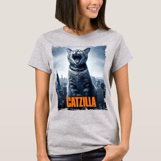 Catzilla Relaxed Womens T-shirt (Voorkant)
