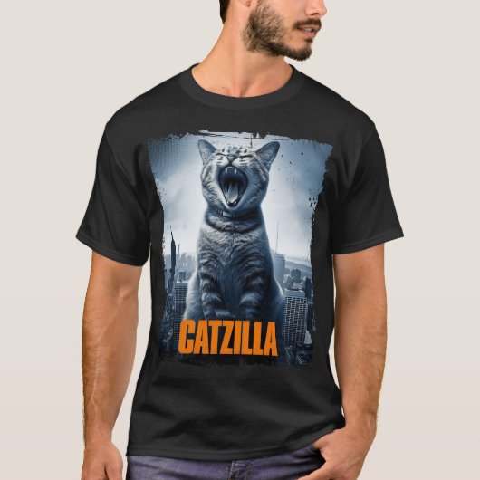 Catzilla T-shirt (Voorkant)