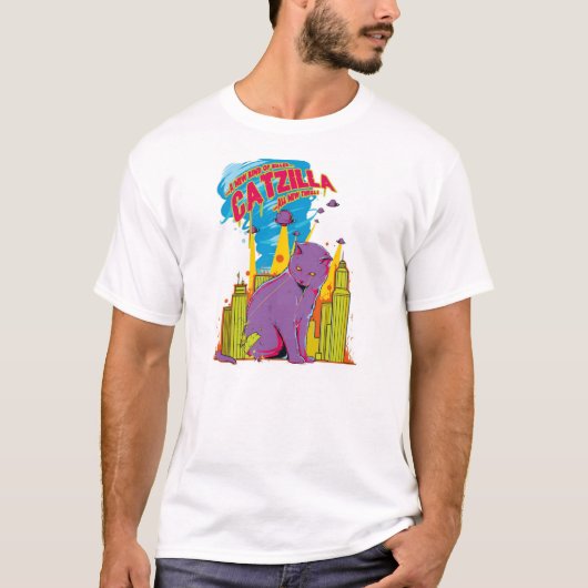 Catzilla T-shirt (Voorkant)