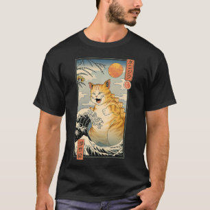 Catzilla Ukiyoe T-shirt