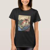 Catzilla Vs Kaiju  Funny Cute T-shirt (Voorkant)