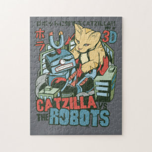 Catzilla Vs Robots Legpuzzel