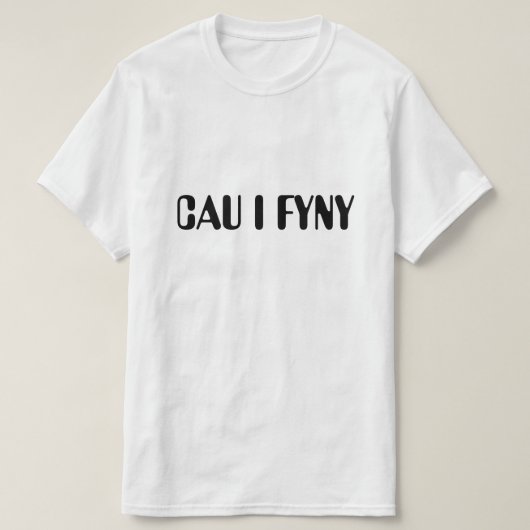 cau i fyny| Sluiting in Welsh T-shirt (Design voorkant)