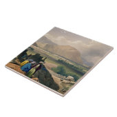 Caubul van een Burying Ground op de Bergbeklimmeri Tegeltje (Zijkant)