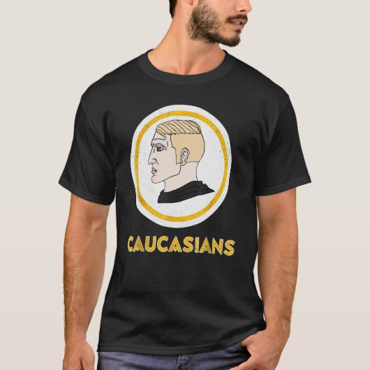 Caucasians  Vintage Caucasians Pride T-shirt (Voorkant)